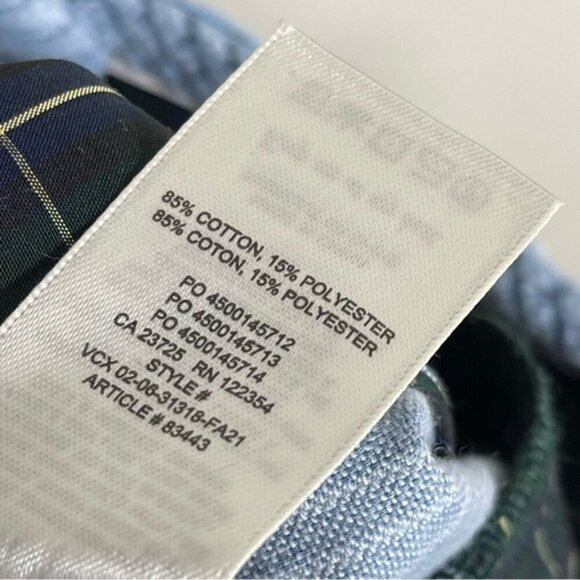 Aritzia Sunday Best Harvey Pant in Dune Blue size 4 corduroy slouchy pleated NWT - Picture 10 of 14